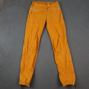 E9 Urban Pants Womens Medium Orange Climbing Jogger Elastic Waist Pockets